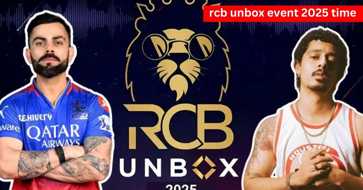 rcb unbox event 2025 time