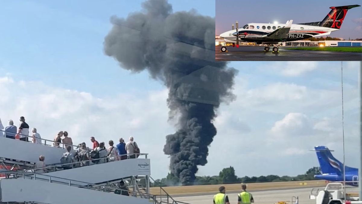 london plane crash