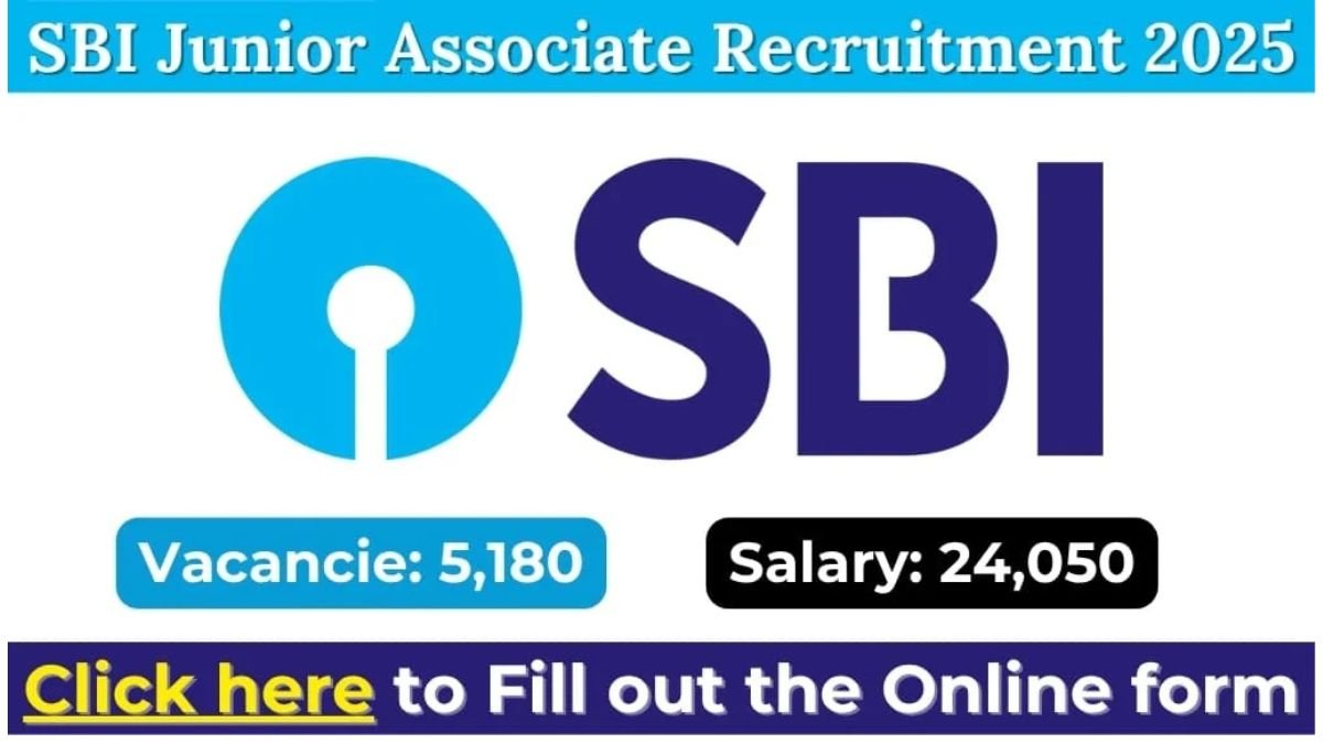 SBI Junior Associates (Clerk) Recruitment 2025 – Apply Online for 5180 Posts